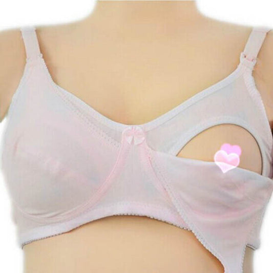 Women Breastfeeding Wire Free Maternity Nursing Vest Pregnant Feeding Bras