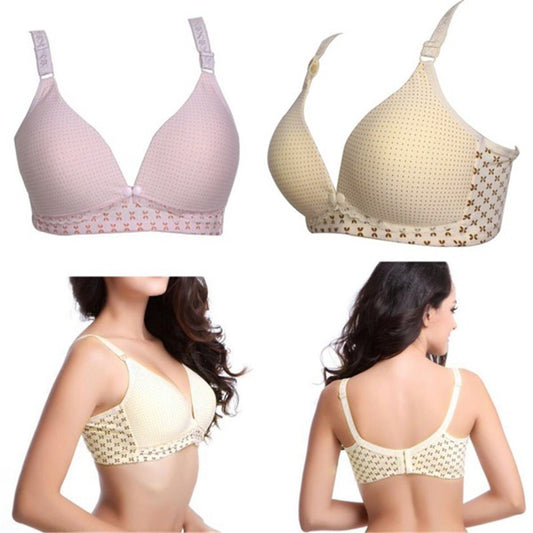 Maternity Nursing Cotton Breast Feeding Push Up Bra