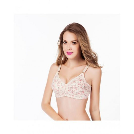 Cotton Maternity Floral Bra